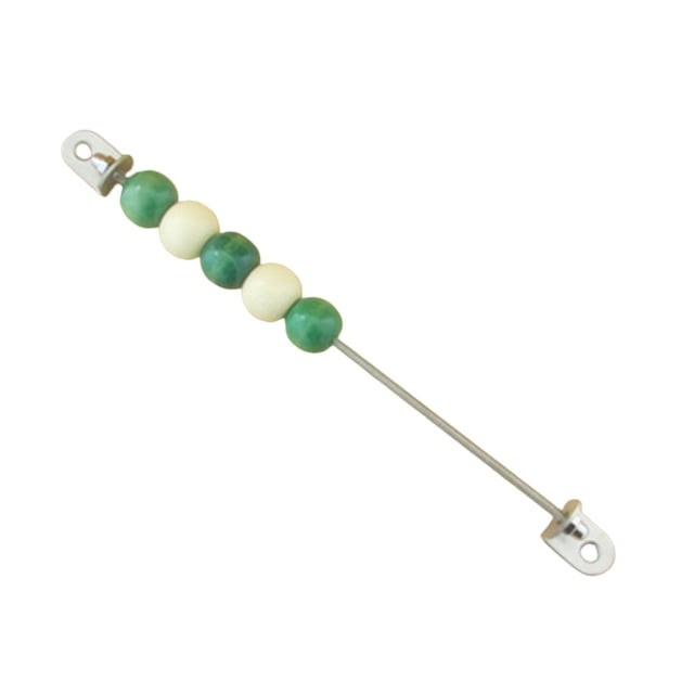 Esquirla Accessoires Bricolage Tableau d'Activités Montessori, Tableau Sensoriel de Comptage de Perles pour Vert