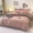 Pink, variant on Washed Microfiber 4-Piece Bedding Set – Soft Breathable Dorm Bed in a Bag for 70.86-Inch Beds, Reversible Comfort & Fade-Resistant, Twin
