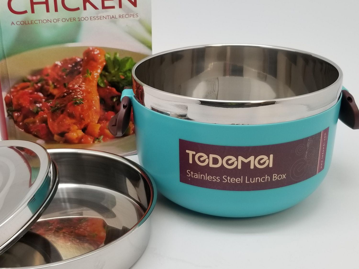 Tedemei Boîte à repas en acier inoxydable isothermique de 1 L