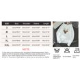 thumbnail image 4 of Women Graphic Print Thermal Sweatshirt Oversized Crew Neck Long Sleeve Drop Shoulder Pullover, 4 of 9