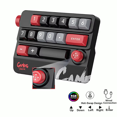 thumbnail image 2 of Portable Joystick Mechanical Keyboard Full Hot Swappable Key RGB Backlight Wired Programmable Game Keyboard ForDesktop,C,1 * Mechanical Keyboard,Khaki, 2 of 7
