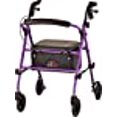 thumbnail image 3 of NOVA Journey Steel Rollator Walker, Purple, 3 of 10