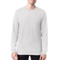 thumbnail image 4 of Hanes T-Shirt en Coton à Manches Longues Mens Perfect-T 2-Pack, M, Blanc, 4 of 4