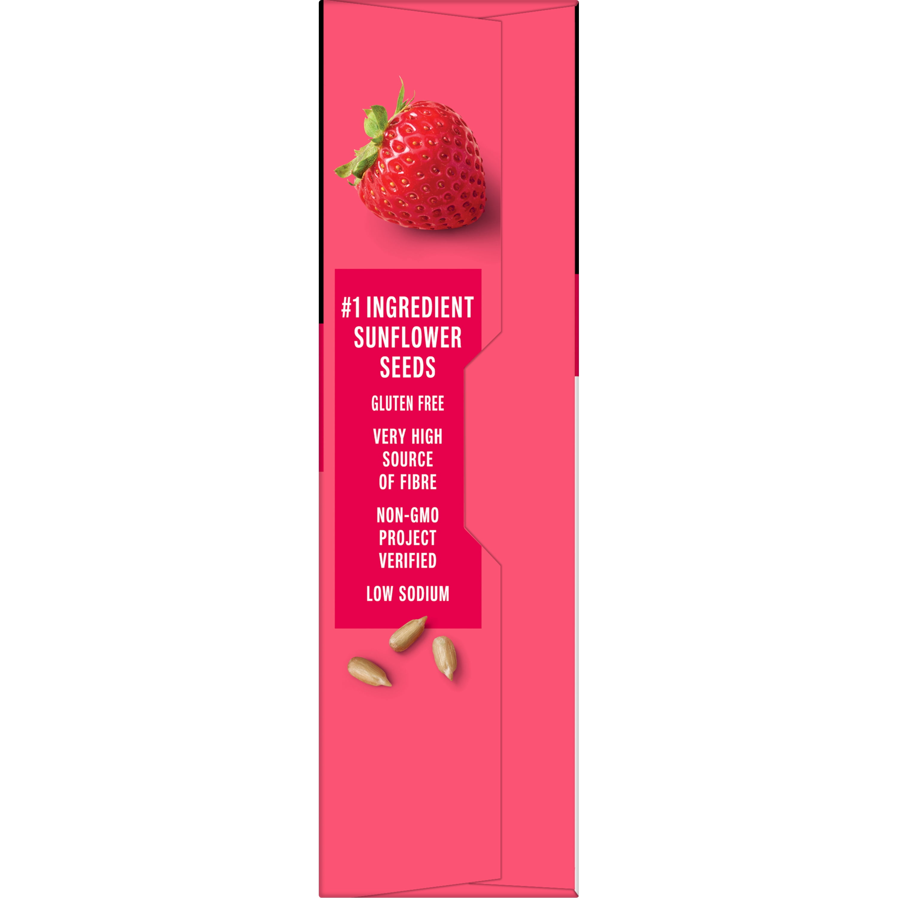 KIND Barres aux Graines Fruits & Noix, Graines de Tournesol & Fraise, 40g, 5 Barres