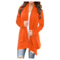 thumbnail image 1 of Cardigan Ouvert pour Femmes à Manches Longues, Cardigan en Tricot Léger et Chic, Veste Décontractée d'Automne, 1 of 6