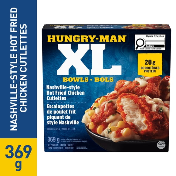 Hungry-Man® XL Bols - Bol D'Escalopettes De Poulet Frit Piquant De Style Nashville 369g