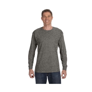 Gildan T-Shirt en Tricot Côtelé Épais à Col Ruban Prélavé pour Homme, Style G5400