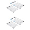 thumbnail image 1 of 4 Pcs School Locker Shelf Organizer - Adjustable Locker Divider Mate Easy to Install for Extending Locker Use Space, 1 of 6