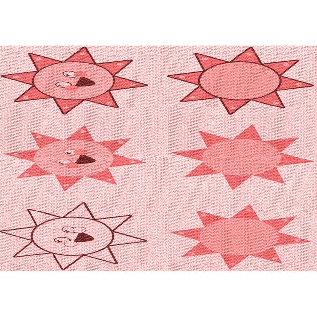 Ahgly Tapis Rectangulaire Lavable en Machine Intérieur Transitionnel Rouge Clair Rose, 8 Pieds x 12 Pieds