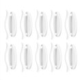 thumbnail image 2 of 10Pcs Poignée de Porte Auto-Adhésive Tiroir Simple Tire pour la Fenêtre de la Garde-Robe du Bureau à la Maison Petite Armoire Matériel, 2 of 11