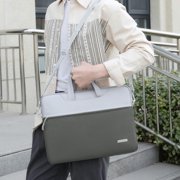 Chmadoxn 15.6-inch Portable Laptop Bag Not Afraid Of Vibration And Scratches Comfortable Fabric Multi-layer Storage Waterproofs Computer Bag Computer storage