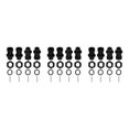 thumbnail image 3 of relayinert 4Pcs 17mm Wheel Hub Adapter Conversion Extension Seamless Fitment Black 31mm 3Set, 3 of 6