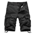 thumbnail image 1 of fartey Mens Plus Size Cargo Shorts Casual Multi Pockets 5 Inch Pants with Zipper Button Lightweight Fit Outdoors Half Trousers, 1 of 3