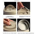 thumbnail image 4 of CHICIRIS Insulated Food Container Beige Stainless Steel, Portable Lightweight Lunchbox, Multifunctional Use, Lunch Box For School Office With Bag, 4 of 8