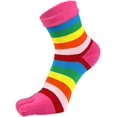 thumbnail image 2 of Chaussettes à Cinq Doigts pour Femmes en Coton, Chaussettes de Randonnée à la Cheville, Course, Lot de 7, 7 Paires, Taille Unique, 2 of 8