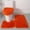 Orange#12847, variant on Non Slip Bathroom Carpet Set – Super Soft Absorbent Bath Mat, Plush Bathtub Carpet for Shower Floor, Quick Drying Bathroom Rug for Sink or Tub