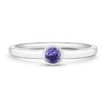 thumbnail image 1 of 925 Sterling Silver Simulated Amethyst Birthstone Ring For Little Girls Size 3, 1 of 4