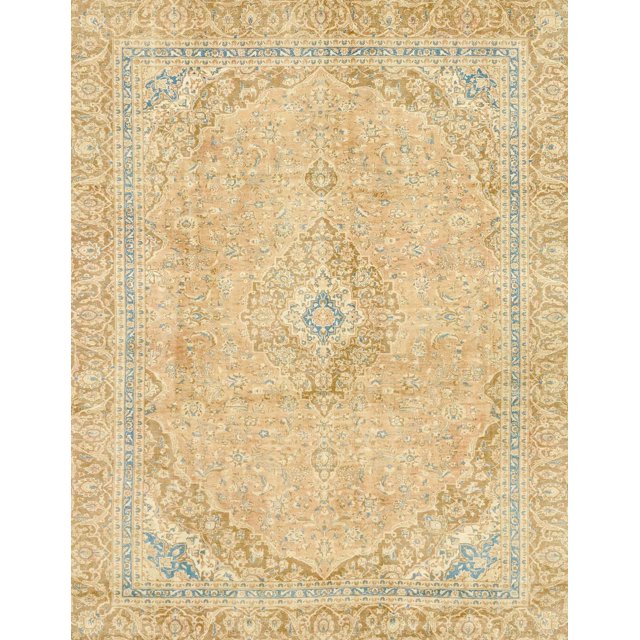 Ahgly Company Tapis d'Intérieur Rectangulaire Abstrait Jaune Moutarde, 3 Pieds x 5 Pieds