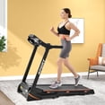 thumbnail image 3 of Folding Treadmill with Incline 330 lbs Capacity, 3.5 Hp Walking Jogging Running Treadmill for Home Gym Workout, 3 Level 20% Manual Incline, 3 of 6
