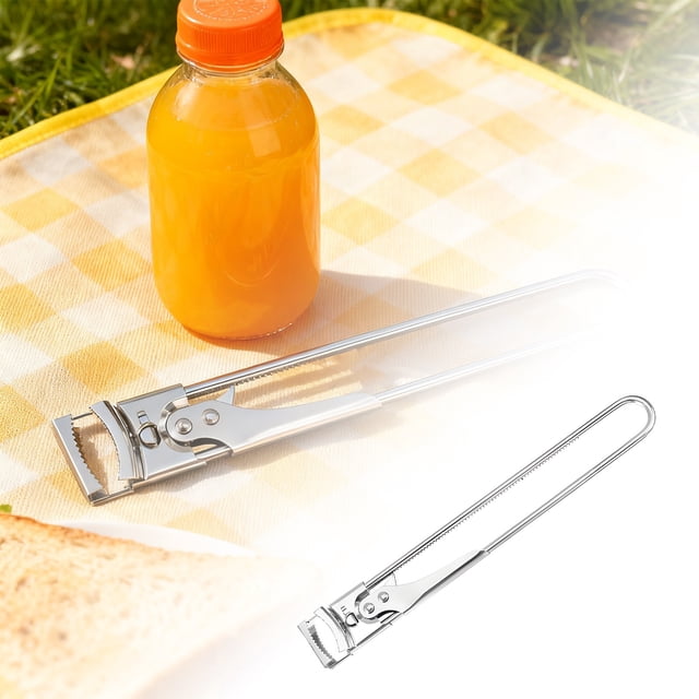 Versatile Stainless Steel Jar Lid Opener for Easy and Grip Adjustment Kitchen Tool for Convenient Opening