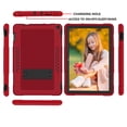 thumbnail image 2 of Mignova for Fire HD 10 Case,Heavy-Duty Drop-Proof Shock-Resistant Rugged Protective case(with Stand) for All-New Amazon Fire HD 10 & Fire HD 10 Plus (11th Generation, 2021 Release)(Red/Black), 2 of 6