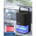 thumbnail image 3 of Dehumidifiers for Home, Heelay&Acirc;&reg; 40OZ Small Dehumidifiers for Bedroom with Ultra Quiet, 7 Lights, Auto Shut off, Mini Portable Dehumidifier with Ha, 3 of 8