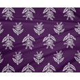 thumbnail image 4 of oneOone Polyester Lycra Fabric Leaves & Floral Block Print Fabric BTY 56 Inch Wide, 4 of 4