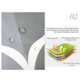 thumbnail image 2 of mmirethe Rideaux de Douche Écologiques - Imperméables et Durables, Confortables, Durables, Rideau de Douche Imperméable, Ajustement 240*200cm, 2 of 6