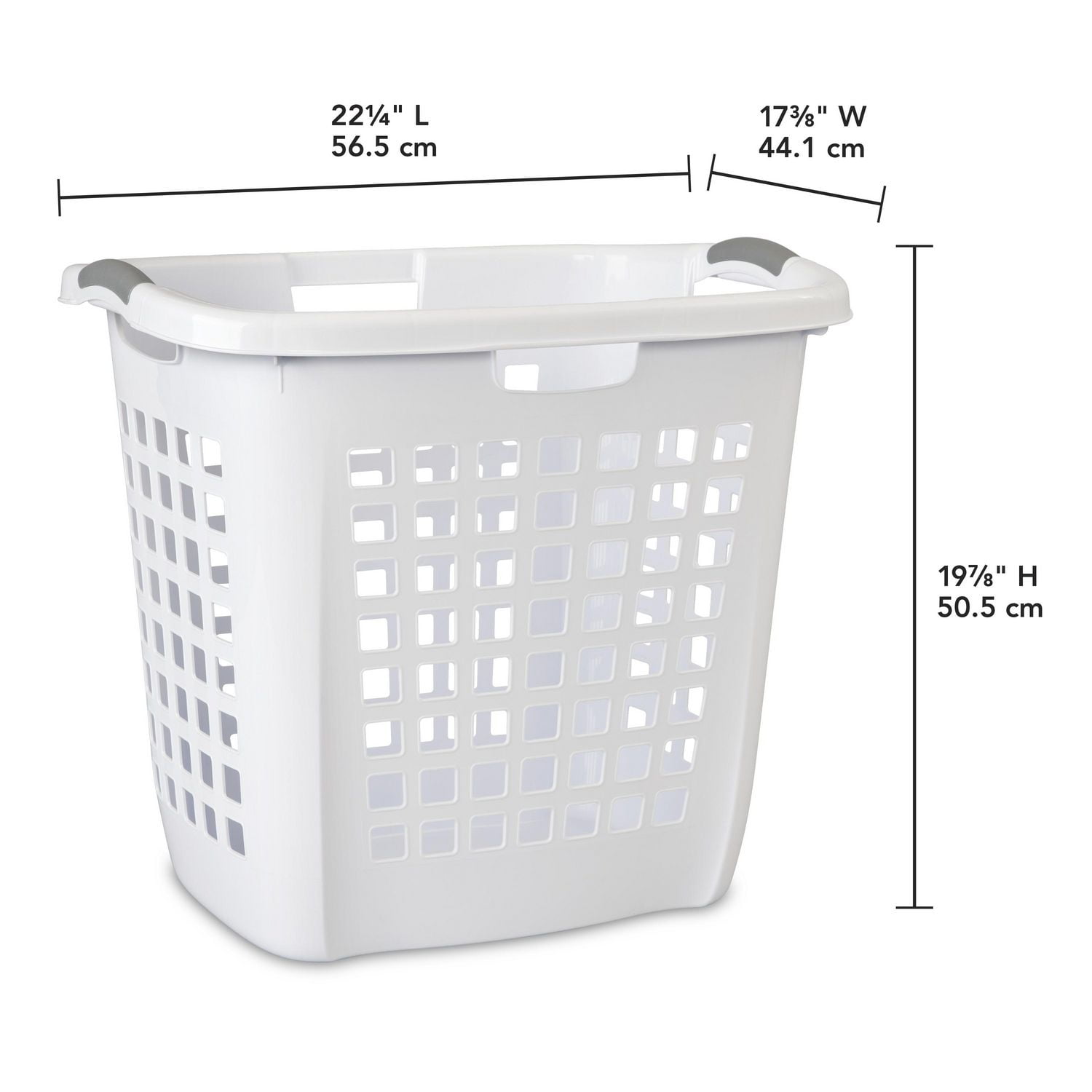 Panier UltraMC de Sterilite Facile à transporter en blanc