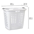 thumbnail image 4 of Sterilite Ultra™ Easy Carry Hamper - White, 4 of 6