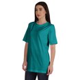 thumbnail image 4 of Inkmeso T-Shirt Basique en Coton à Col Rond pour Femmes Coupe Ample Décontracté Long Haut d'Entraînement, 4 of 8
