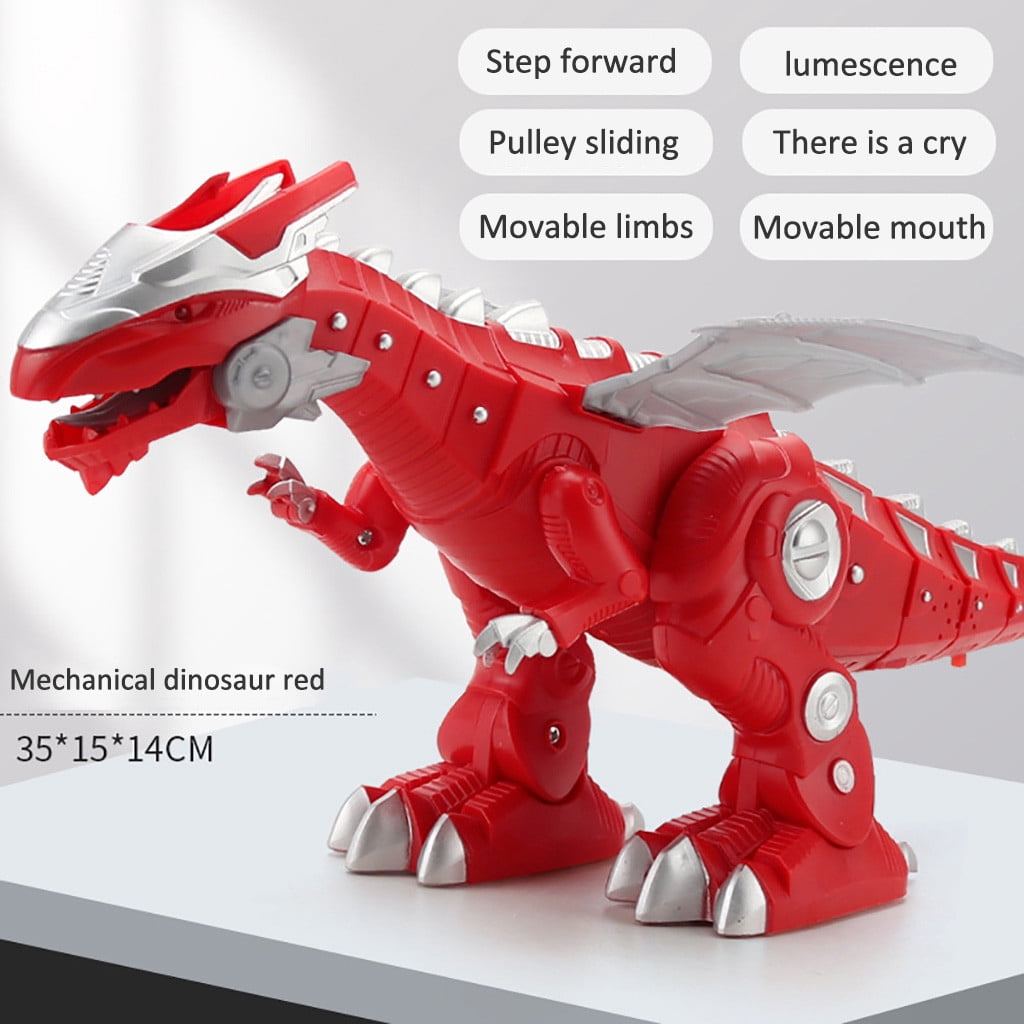 Children's Dinosaur Toy Light Walking Dinosaur Model Toy Christmas Gift