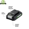 thumbnail image 2 of Greenworks Batterie Lithium-ion 24 V 2,0 Ah, 2 of 5