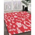 thumbnail image 3 of Ahgly Company Machine Washable Indoor Rectangle Transitional Light Coral Pink Area Rugs, 4' x 6', 3 of 7