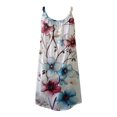 thumbnail image 5 of TJAZFJPA Robe Nuisette en Satin Robe de Plage pour Femme Paréos de Bikini Tenue de Plage Décontractée Vacances Robes Courtes d'Été Robe Argentée Robes Rouges pour Femmes, 5 of 5
