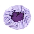 thumbnail image 2 of Neinkie Satin Bonnet Sleep Cap Double Layer Reversible Adjustable Bonnet Cap for Night Sleeping Satin Sleep Cap, 2 of 7
