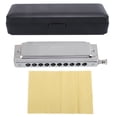 thumbnail image 2 of 2-Sided Harmonica, 2-sided Polyphonic ABS+metal Material Harmonica  For Professional Performance And Amateur Practice, 2 of 8