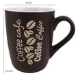 thumbnail image 5 of Tasse mainstays Glaze coffee CAFÉ brun 13oz, 5 of 5