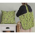 thumbnail image 5 of Soimoi Green Poly Georgette Fabric Cage & Humming Bird Printed Craft Fabric by the Yard 52 Inch Wide, 5 of 5
