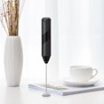 thumbnail image 1 of Handheld Electric Milk Frother Household Foam Maker Mini Blender For Coffee Frappe Latte Matcha Chocolate black, 1 of 5