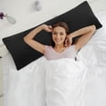 thumbnail image 3 of Unique Bargains Silky-Soft Pillowcase Microfiber Body Pillow Case Cover with Envelope Closure, 3 of 9