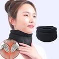 thumbnail image 1 of Black Neckerchief Cervicorrect Neck Brace Cervicorrect Neck Brace By Lab Co Cervicorrect Neck Brace To Stop Snoring Soft Foam Neck Brace Universal Collar Adjustable Neck, 1 of 5