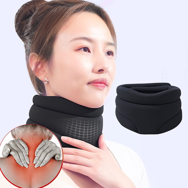 Black Neckerchief Cervicorrect Neck Brace Cervicorrect Neck Brace By Lab Co Cervicorrect Neck Brace To Stop Snoring Soft Foam Neck Brace Universal Collar Adjustable Neck
