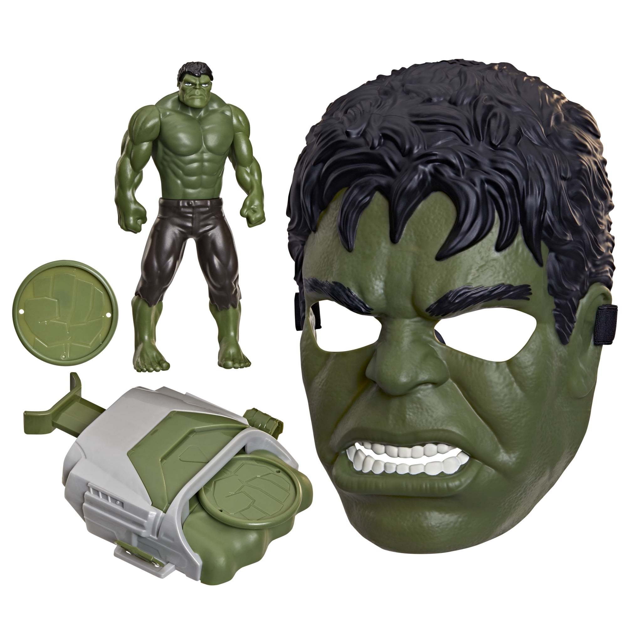 Marvel Spider-Man : Un jour nouveau Hulk Coffret Rayon gamme avec 3 jouets de déguisement