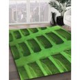 thumbnail image 3 of Ahgly Tapis Rectangulaire Lavable en Machine Intérieur Vert Émeraude Profond, 5 Pieds x 8 Pieds, 3 of 7