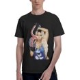 thumbnail image 1 of Chandail Nicki Col Rond Classique Musique Country Unisexe Manches Courtes Chandail Cadeau Fans T-shirt Décontracté Manche T-shirt pour Homme Nj01-3889, 1 of 1