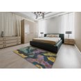 thumbnail image 4 of Ahgly Company Tapis Carrés Abstraits Gris Anthracite, 8' Carré, 4 of 6