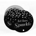 thumbnail image 2 of Inkdotpot Pack Of 100 Real Silver Foil Paper Tags Let Love Sparkle Wedding Favor Hang Tags, 2 of 6