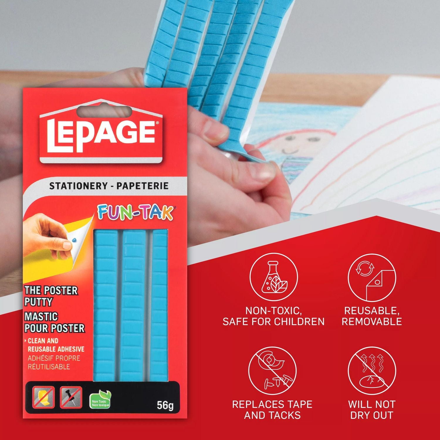 LePage Fun-Tak Mastic De Fixation