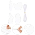thumbnail image 4 of Weiweiguan 12Pcs Easter Themed Blank Board DIY Painting Pendant Kids Drawing Accessory, 4 of 6